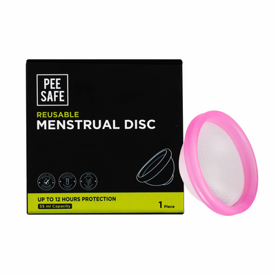 Medical Grade Silicone Reusable Menstrual Disc | Pee Safe