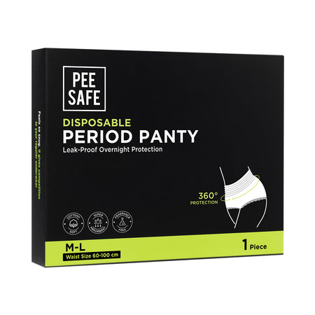 Introducing the Pee Safe Disposable Period Panty- The ultimate innerwear  for your periods! It's seamless, leak-free, and offers 360°