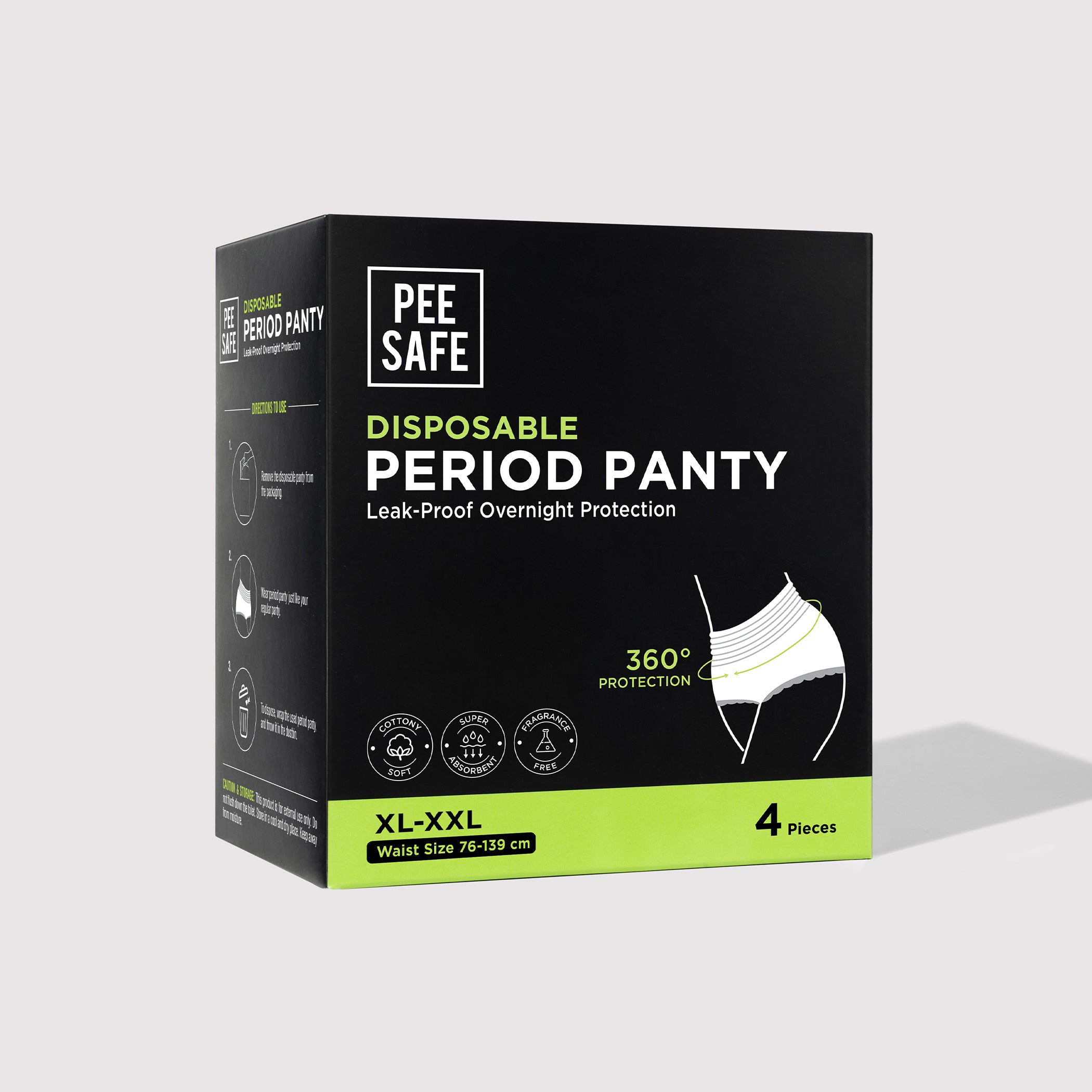 Pee Safe Disposable Period Panty (XL-XXL) 4N