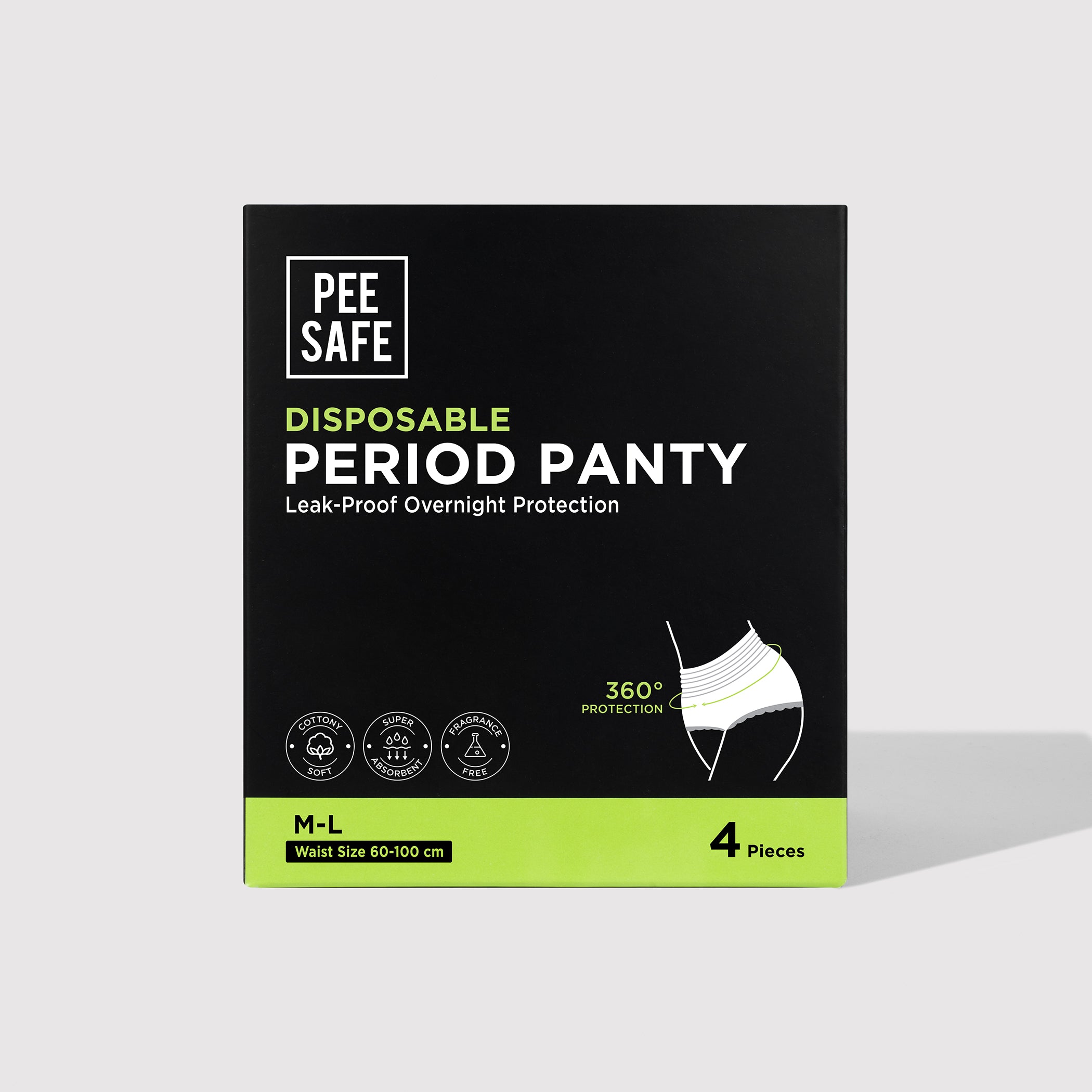 Pee Safe Disposable Period Panty (M-L) 4N - BYOC