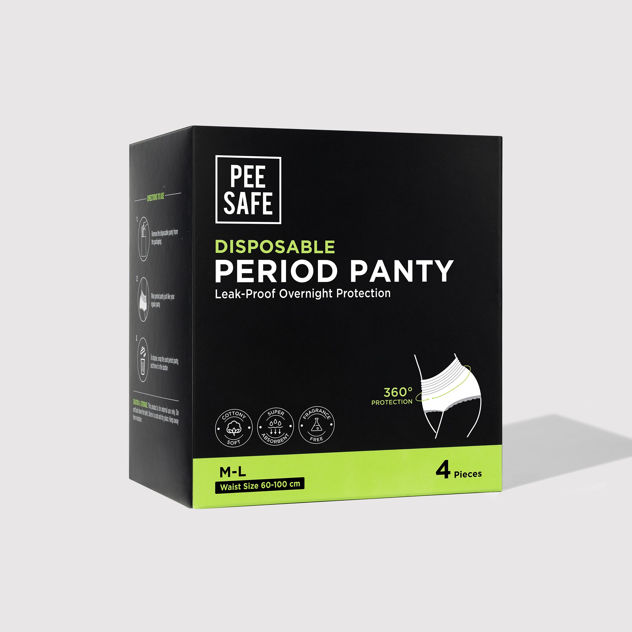 Pee Safe Disposable Period Panty (M-L) 4N - BYOC