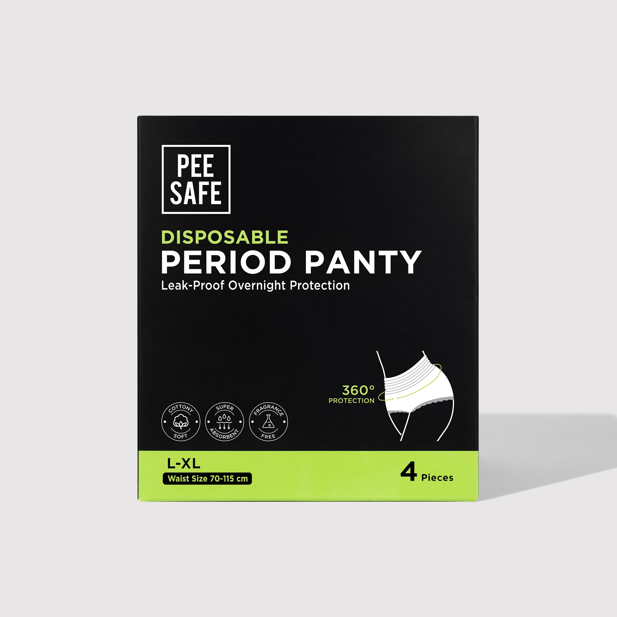 Pee Safe Disposable Period Panty (L-XL) 4N