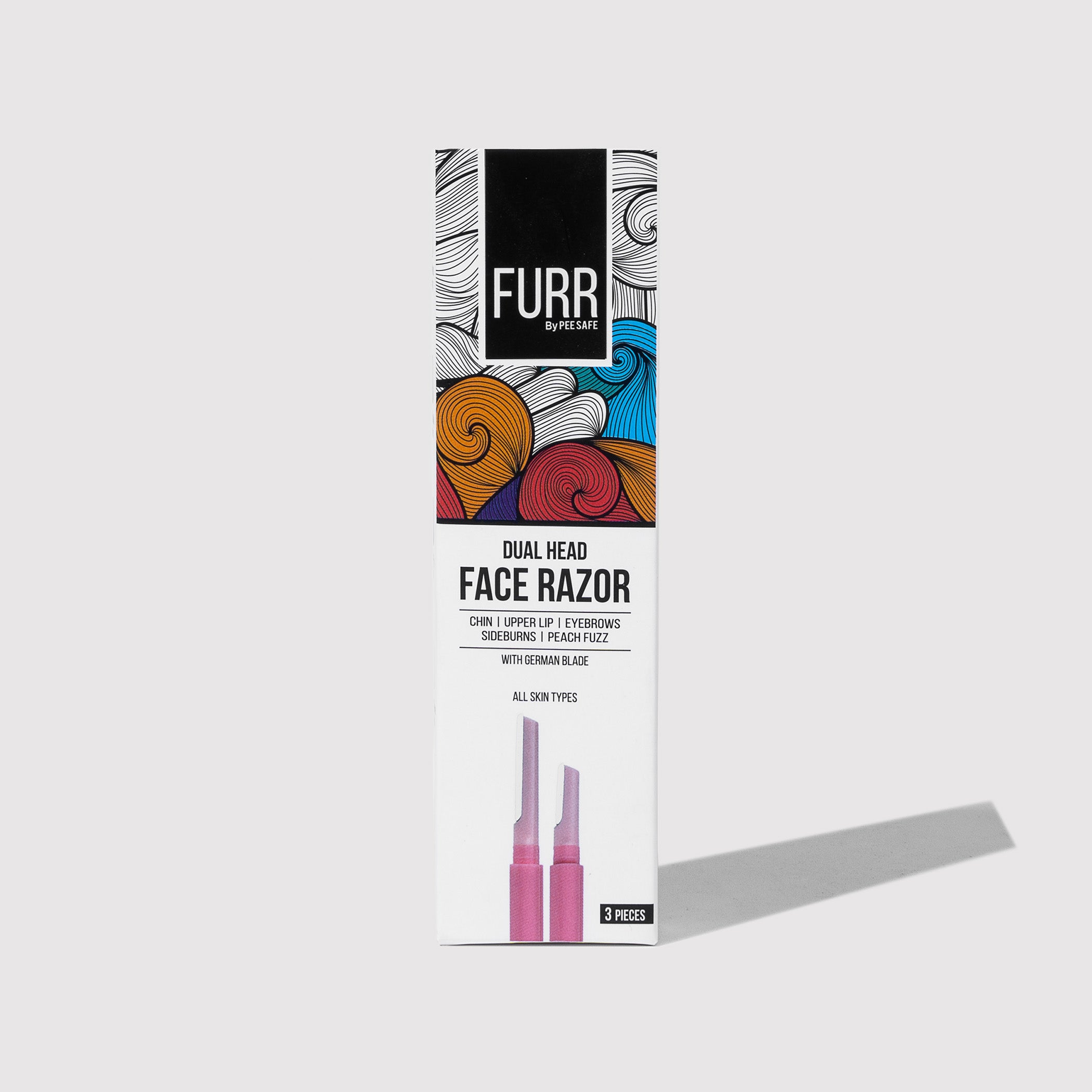 Furr Dual Head Face Razor For Women (3N) - BYOC