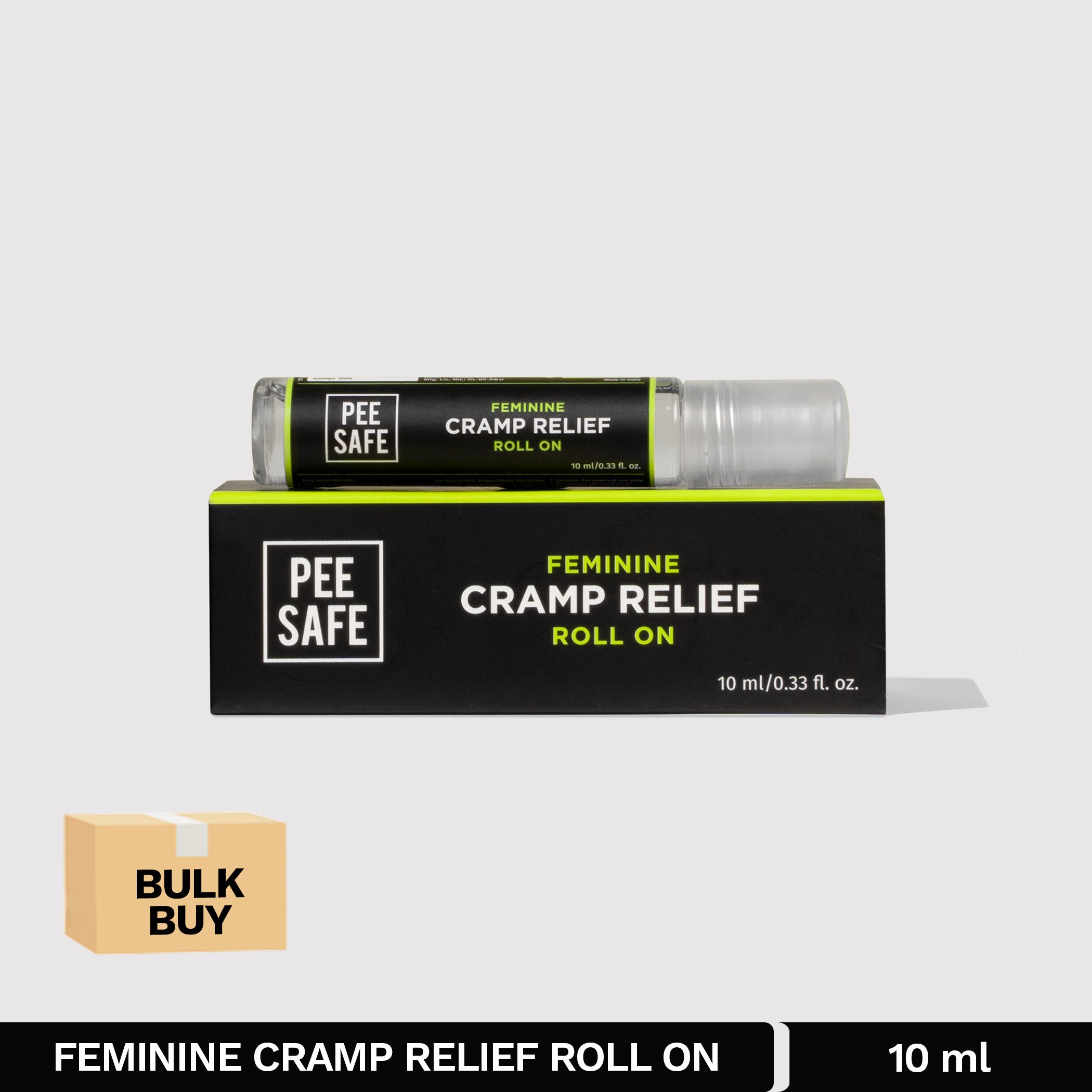 Pee Safe Cramp Relief Roll On (10 ML) - BULK BUY