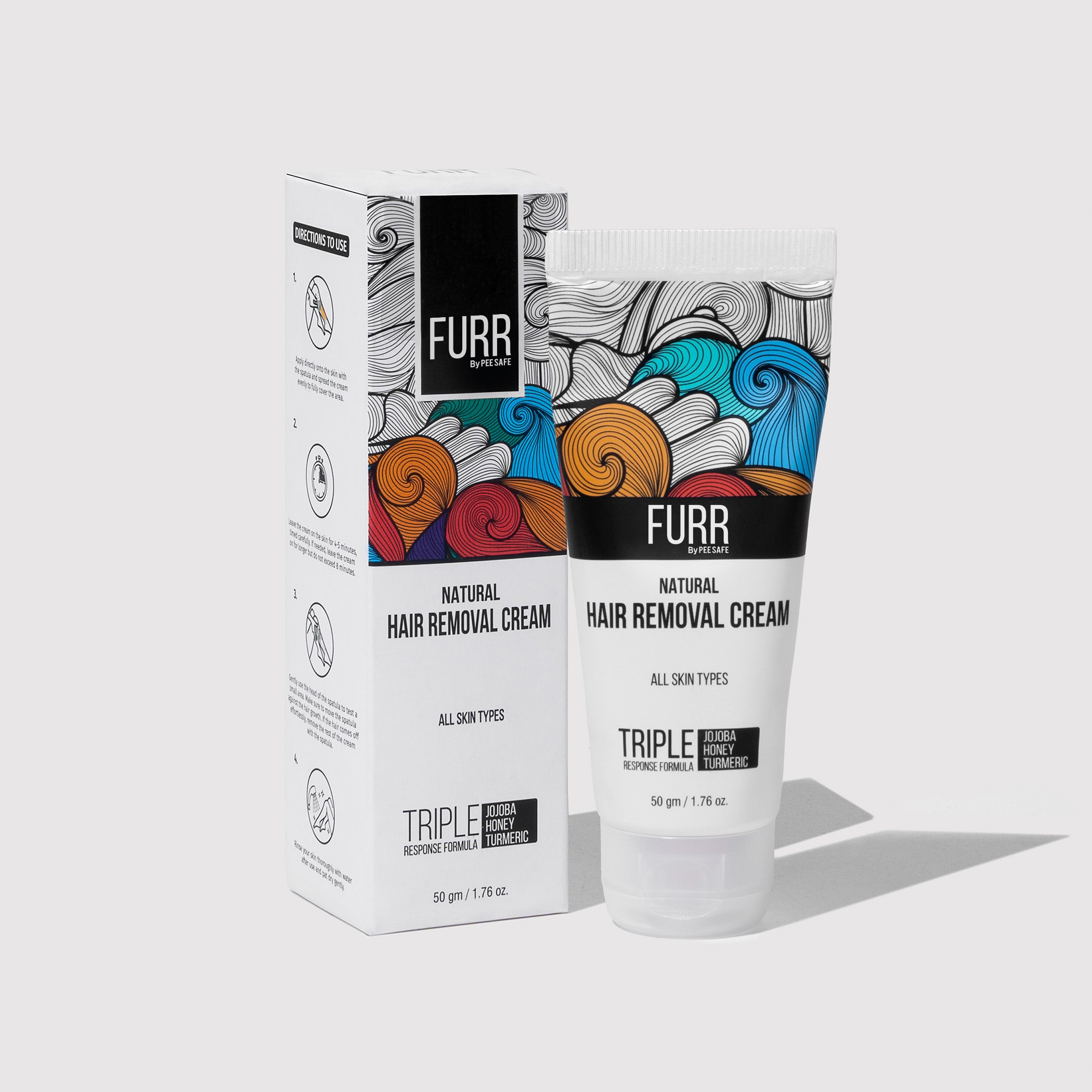 Furr Hair Removal Cream (50 GM - Pack of 2)