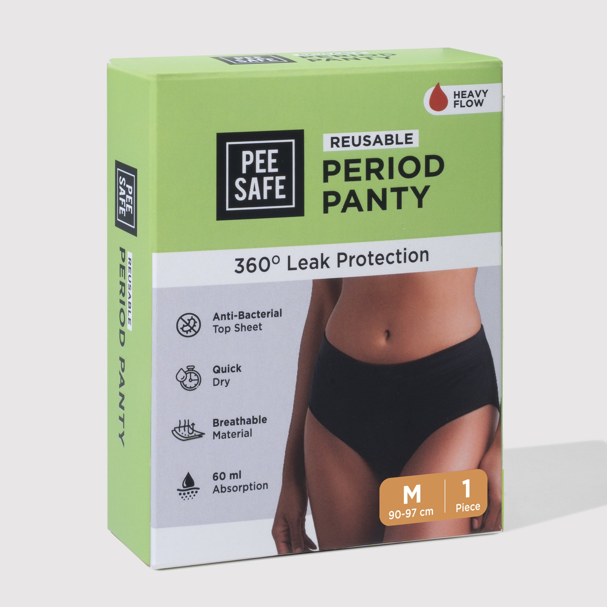 Pee Safe Reusable Period Panty - Medium