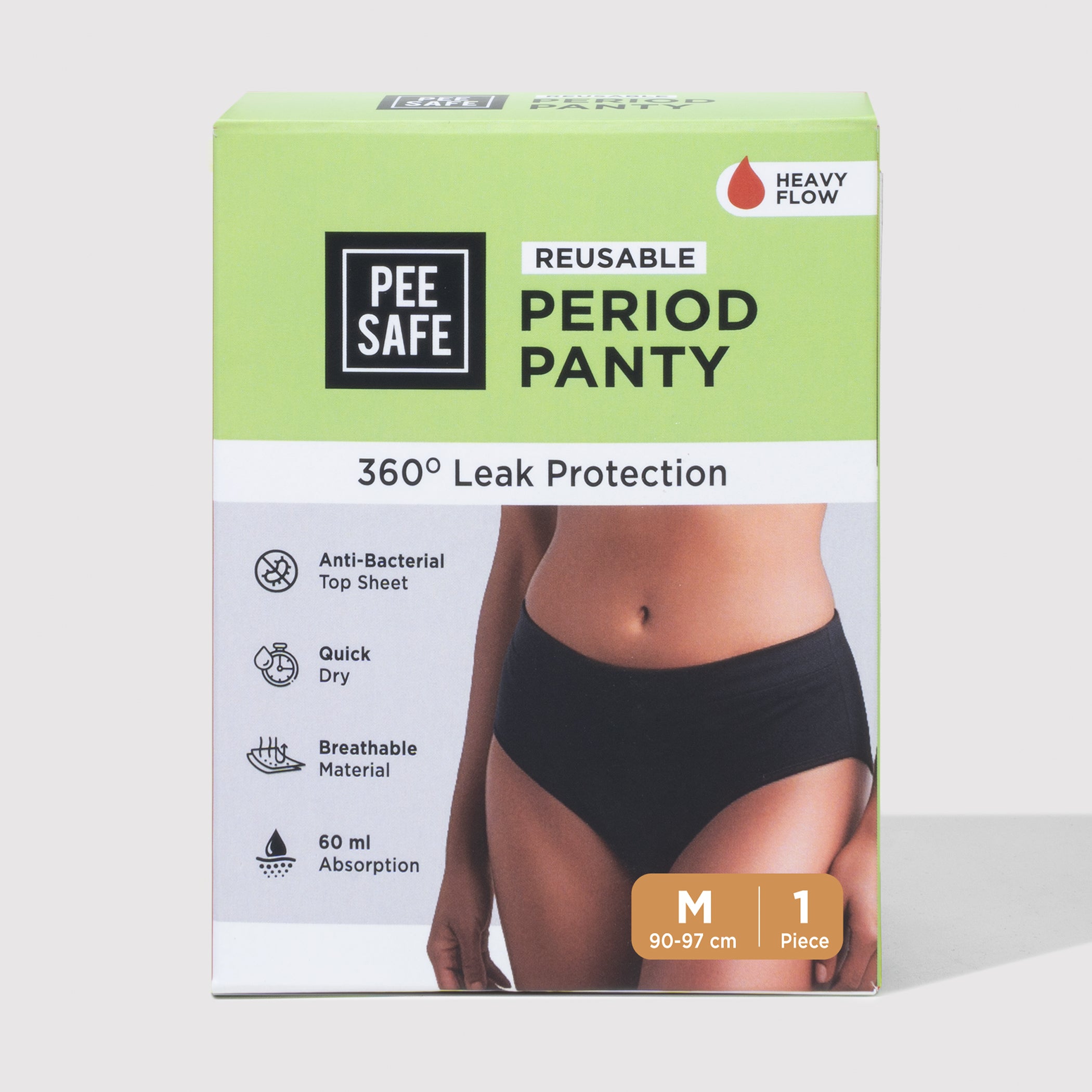 Pee Safe Reusable Period Panty - Medium