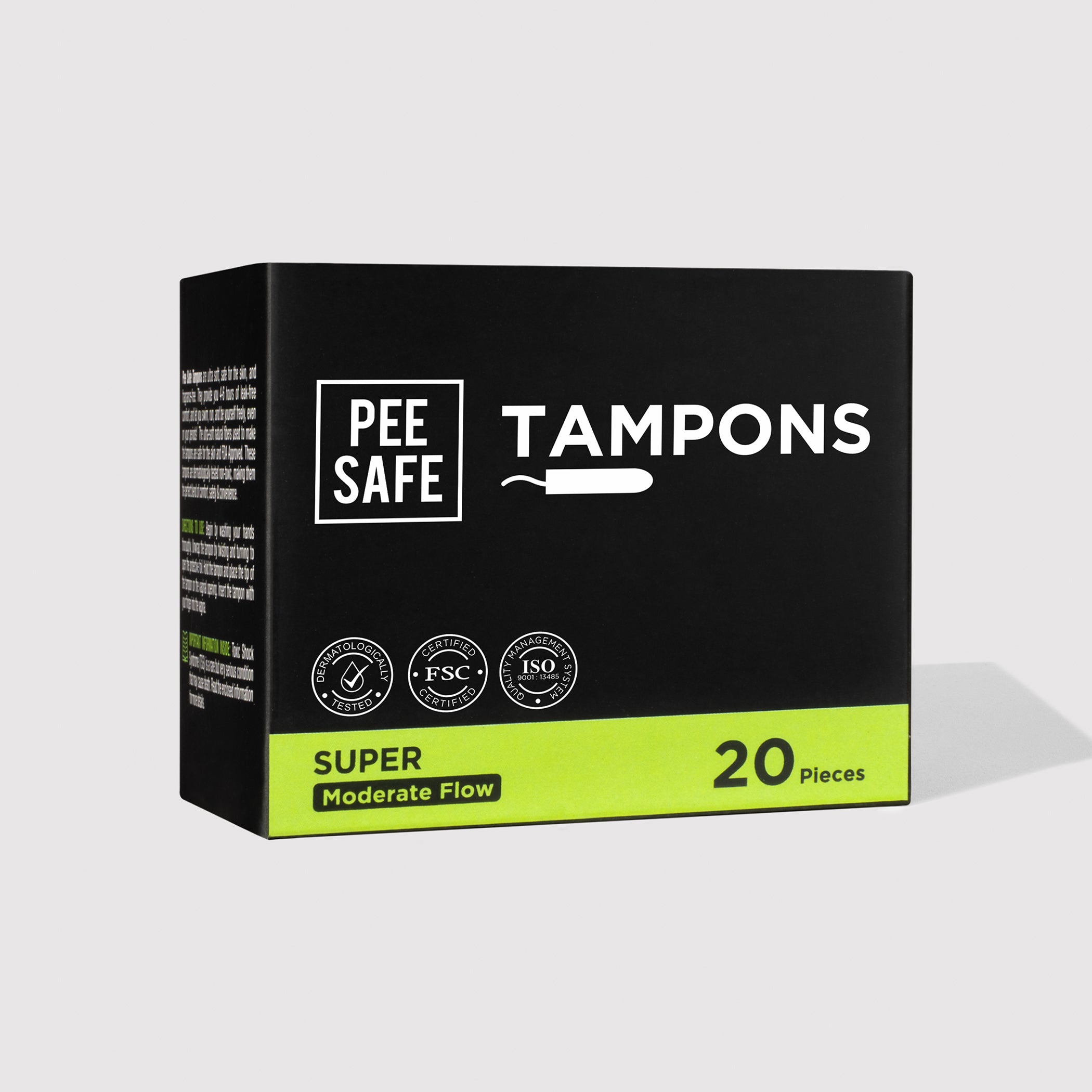 Pee Safe Tampons - Super (20 Tampons) - BYOC