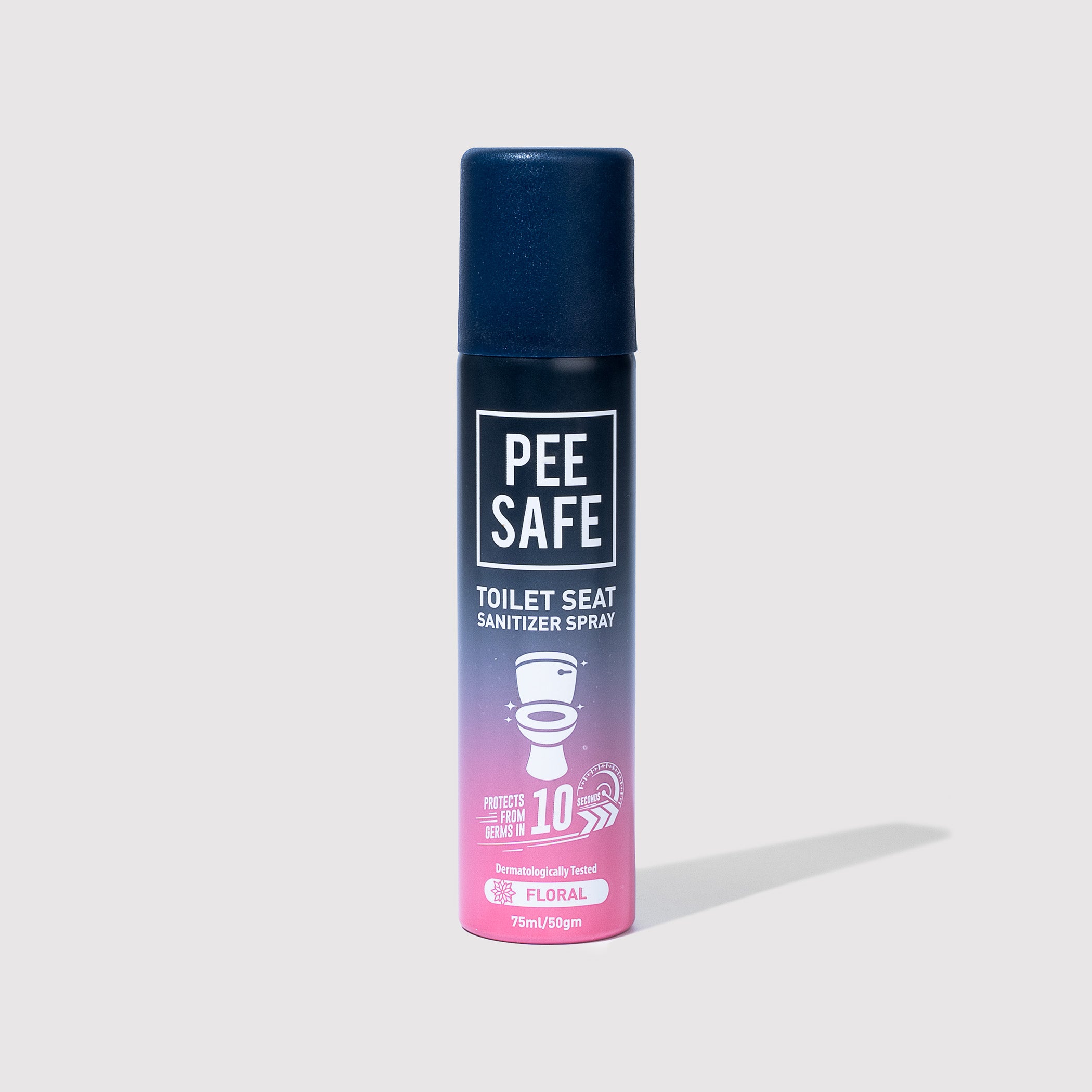 Pee Safe Toilet Seat Sanitizer Spray (Mint, Lavender & Floral) - 75 ML (Pack of 3)