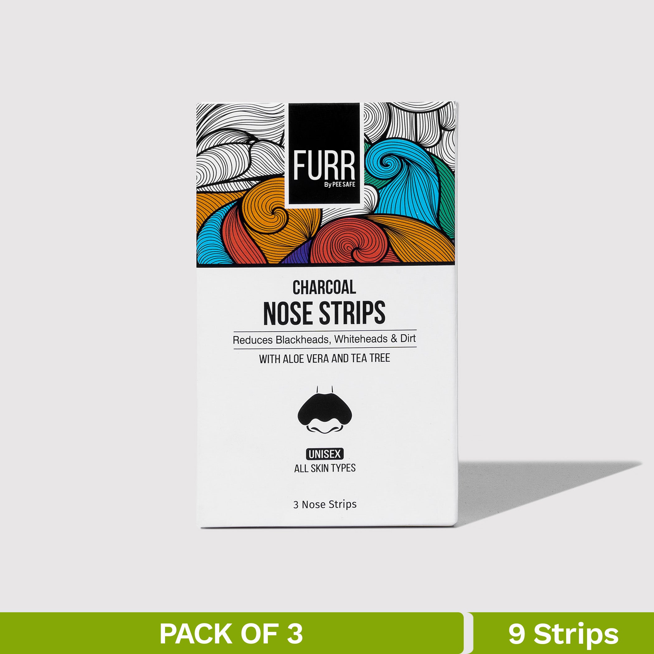 Furr Bamboo Charcoal Nose Strips (9N)