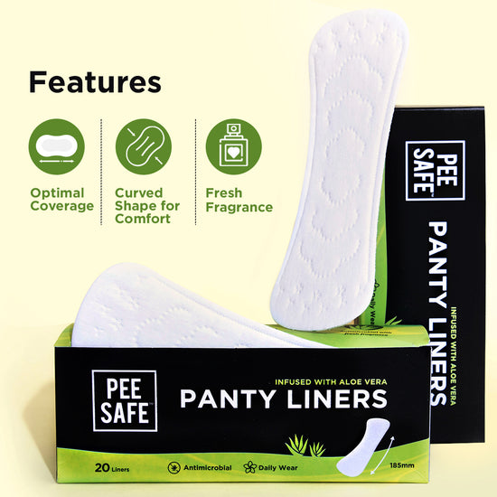 Aloe Vera Panty Liners (Pack of 4, 80 Liners)